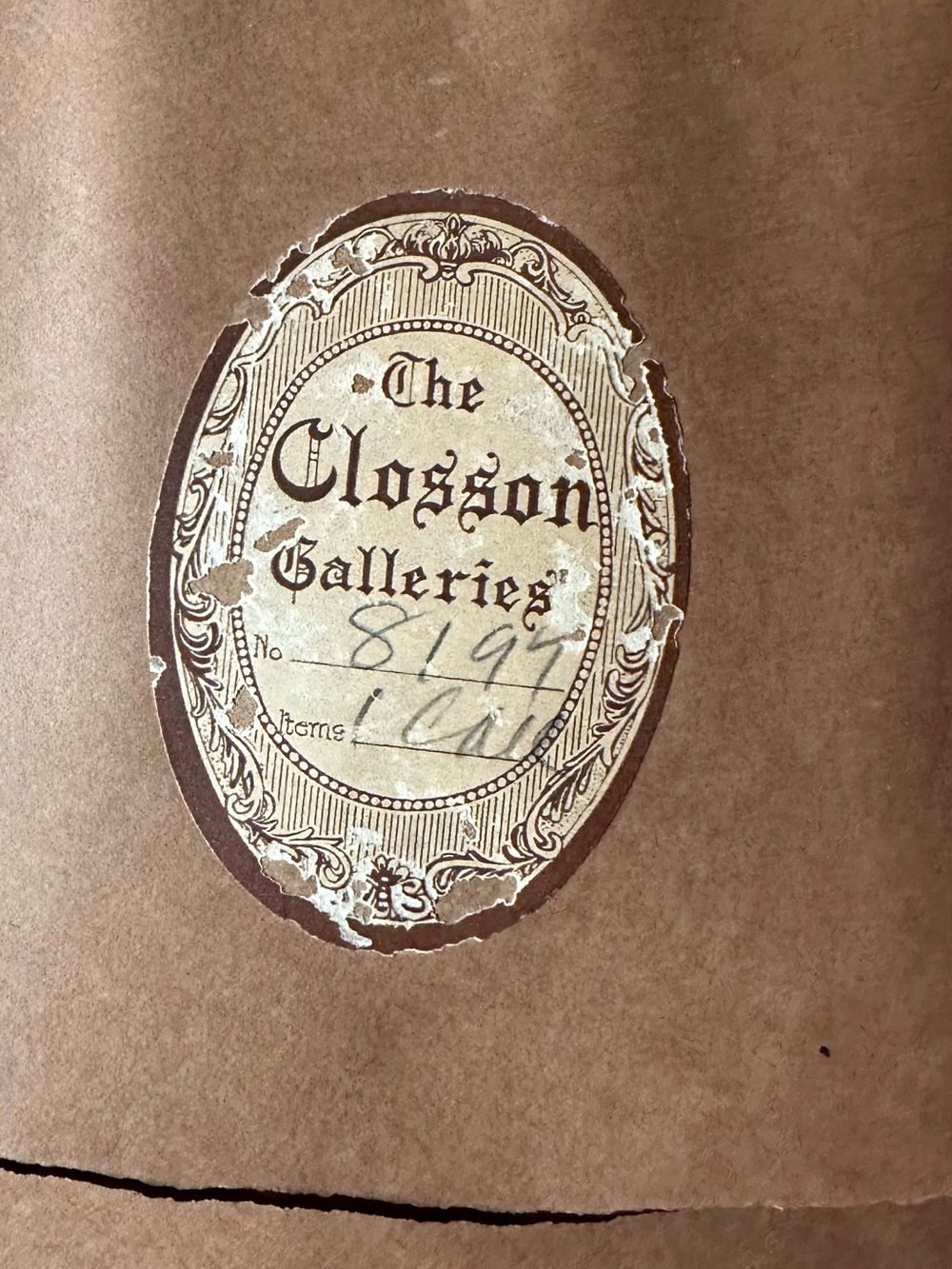 Antique Cross Stitch Sampler Closson Galleries Professionally Framed - Picture 6 of 6